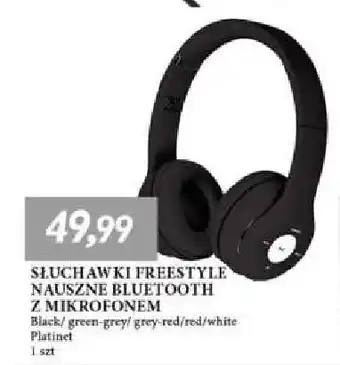 E.Leclerc Słuchawki freestyle black platinet oferta
