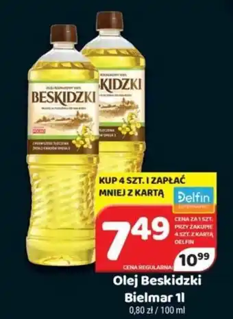 Delfin Olej Beskidzki Bielmar 1l oferta