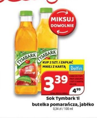 Delfin Sok Tymbark 1l oferta