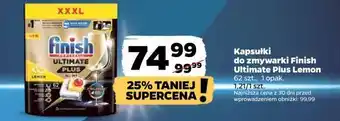 Netto Kapsułki do zmywarki finish ultimate plus lemon oferta