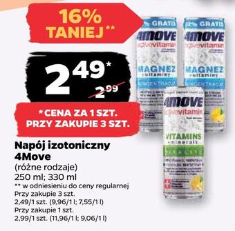 Netto Napój izotoniczny 4move oferta