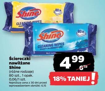 Netto Ściereczki nawilżane shine oferta