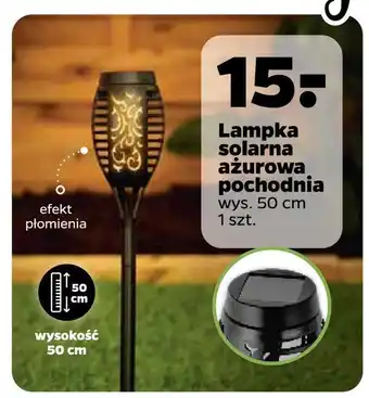 Netto Lampka solarna ażurowa pochodnia oferta