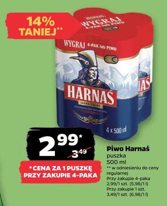 Netto Piwo harnaś oferta