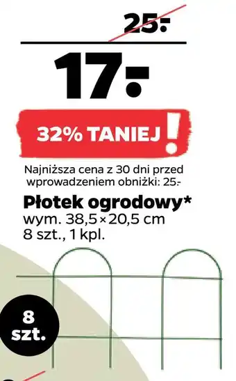 Netto Płotek ogrodowy oferta
