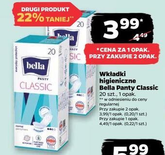 Netto Wkładki higieniczne bella panty classic oferta