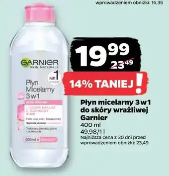 Netto Płyn micelarny 3 w 1 do skóry wrażliwej garnier oferta