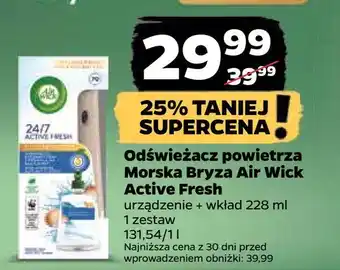Netto Odświeżacz powietrza morska bryza air wick active fresh oferta