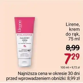 Rossmann Lirene wygładzenie olejowy krem do rąk 75 ml oferta