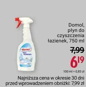 Rossmann Płyn do mycia łazienek domol oferta
