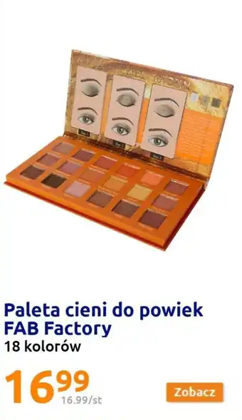 Paleta cieni fab factory