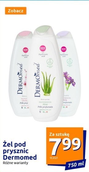 Action Żel pod prysznic dermomed oferta