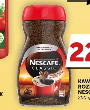 Groszek Nescafé classic kawa rozpuszczalna 200 g oferta