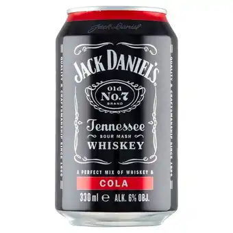Żabka Jack daniel's cola napój alkoholowy gazowany 330 ml oferta