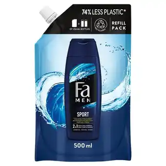 Dealz Fa men sport żel pod prysznic 2w1 o zapachu zielonych cytrusów zapas 500 ml oferta