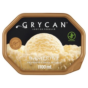 Społem Grycan lody waniliowe 1100 ml oferta
