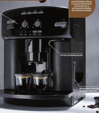 Lidl Ekspres do kawy de' longhi oferta