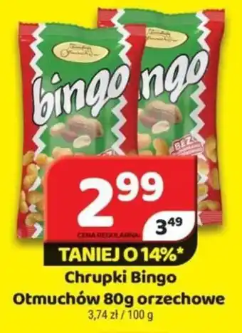 Delfin Chrupki Bingo Otmuchów 80g orzechowe oferta