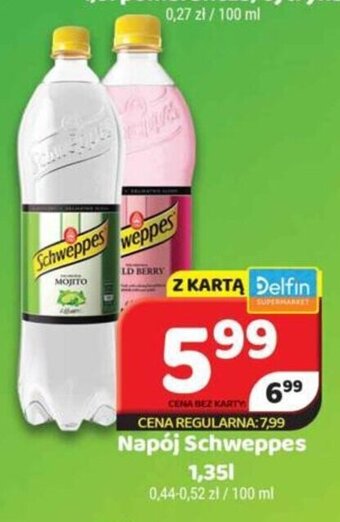 Delfin Napój Schweppes 1,35l oferta
