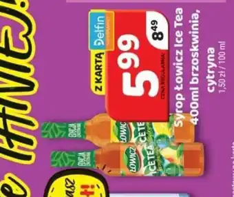 Delfin Syrop Łowicz Ice Tea 400ml oferta