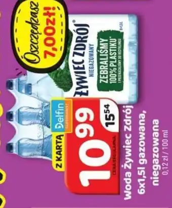 Delfin Woda Żywiec Zdrój 6x1,5l oferta