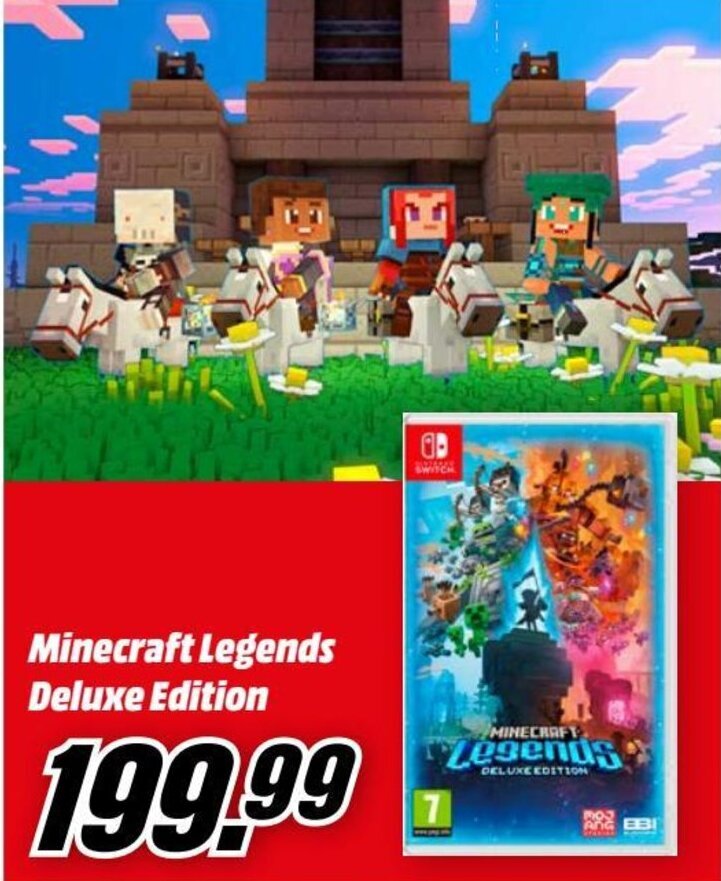  Minecraft Legends Deluxe Edition - Nintendo Switch