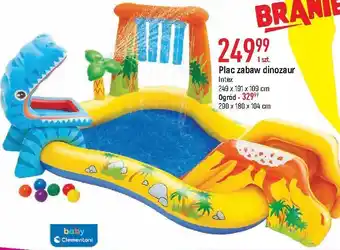 E.Leclerc Plac zabaw dinozaur 249 x 191 109 cm intex oferta