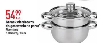 E.Leclerc Garnek do gotowania na parze 18 cm florentyna oferta