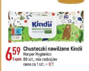 E.Leclerc Chusteczki wilgotne natural balance cleanic kindii oferta