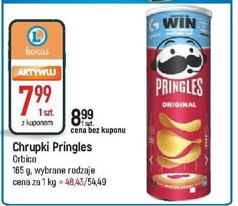 E.Leclerc Chipsy original pringles oferta