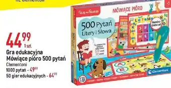 E.Leclerc Mówiące pióro 1000 pytań clementoni oferta
