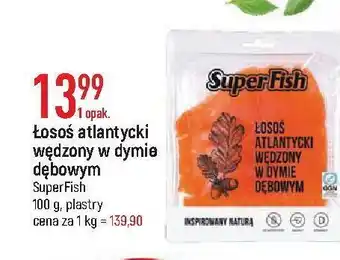 E.Leclerc Łosoś atlantycki wędzony w dymie dębowym superfish oferta
