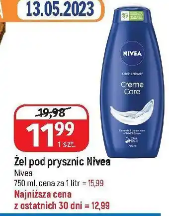 E.Leclerc Żel pod prysznic nivea creme care oferta