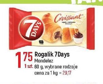 E.Leclerc Croissant z nadzieniem o smaku kakaowym 7 days oferta