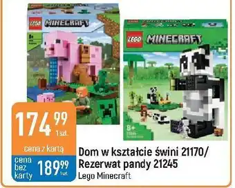 E.Leclerc Klocki dom w kształcie świni 21170 lego minecraft oferta