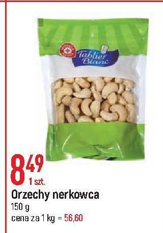 E.Leclerc Orzechy nerkowca wiodąca marka tablier blanc oferta