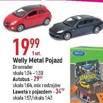 E.Leclerc Samochód metalowy 1:34 welly oferta