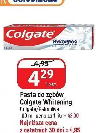 E.Leclerc Pasta do zębów colgate whitening oferta