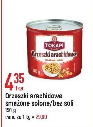 E.Leclerc Orzeszki arachidowe smażone i solone wiodąca marka tokapi oferta