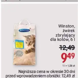 Rossmann Żwirek dla kota winston oferta