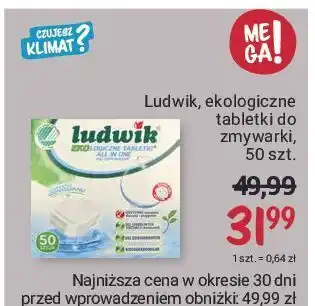 Rossmann Tabletki do zmywarek eko ludwik all in one oferta