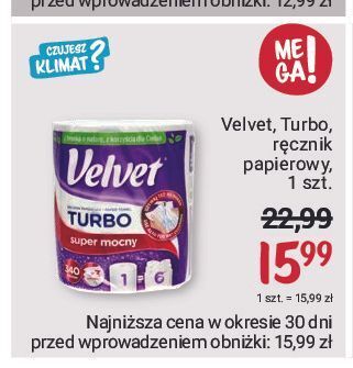 Rossmann Ręcznik papierowy velvet turbo oferta