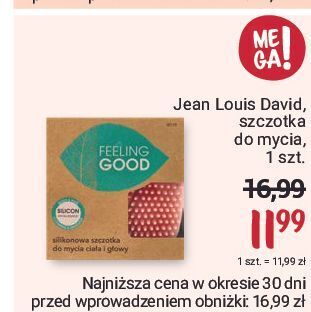 Rossmann Szczotka silikonowa do mycia ciała i głowy feeling good oferta