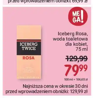 Rossmann Woda toaletowa iceberg twice rosa oferta