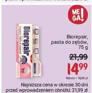 Rossmann Pasta do zębów ochrona dziąseł biorepair oferta