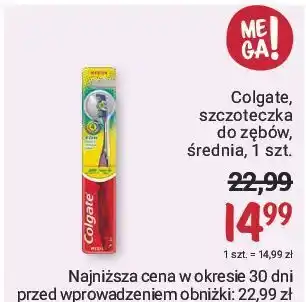 Rossmann Szczoteczka do zębów średnia colgate 360 advanced oferta