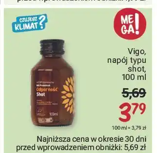 Rossmann Kombucha odporność z imbirem i acerolą vigo oferta