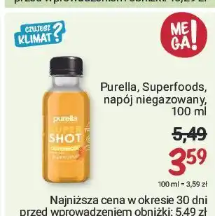 Rossmann Napój super shot odporność purella superfoods oferta
