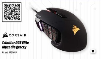 Media Markt CORSAIR Scimitar RGB Elite Mysz dla graczy oferta