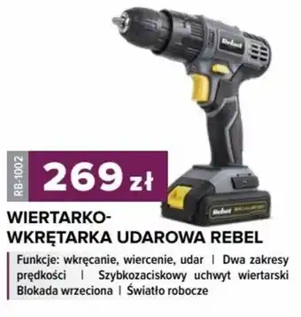 Rebel Electro WIERTARKO- WKRĘTARKA UDAROWA REBEL oferta